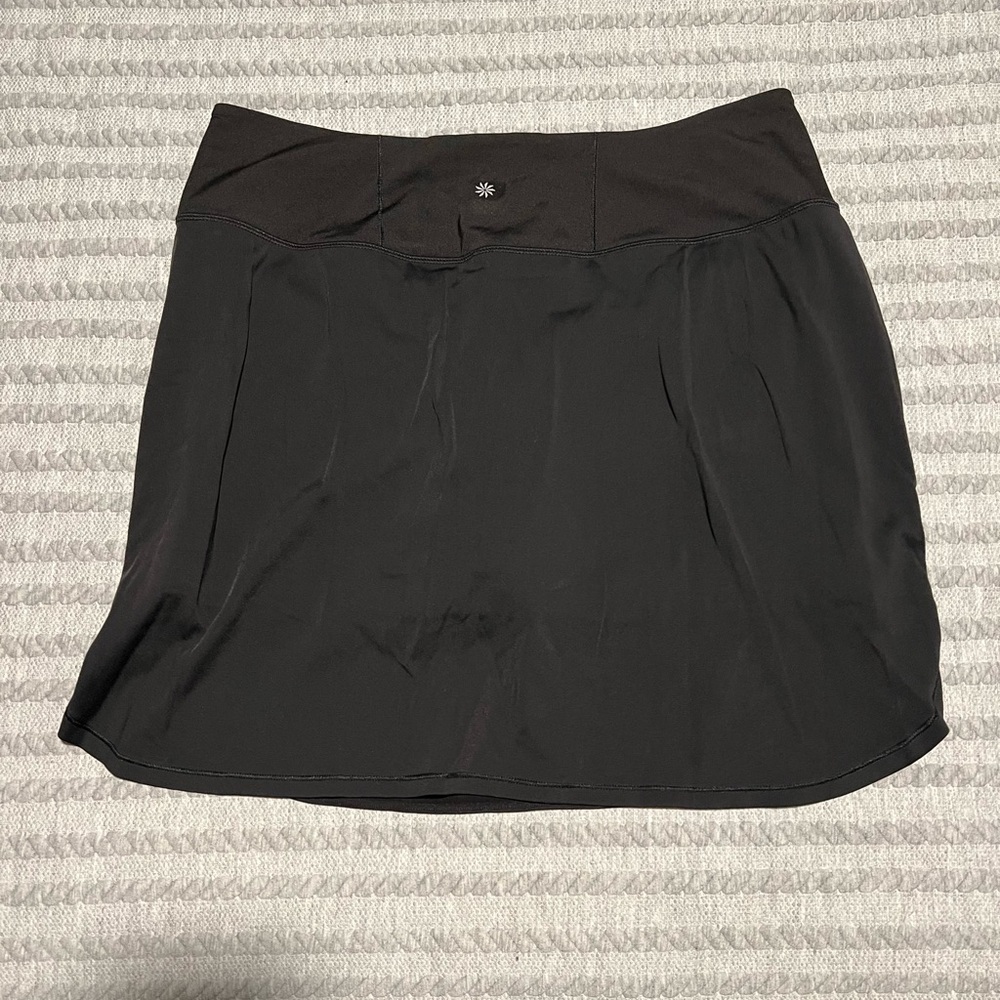 Black Athletic Skirt(Athleta ) Size XL With Attached Shorts